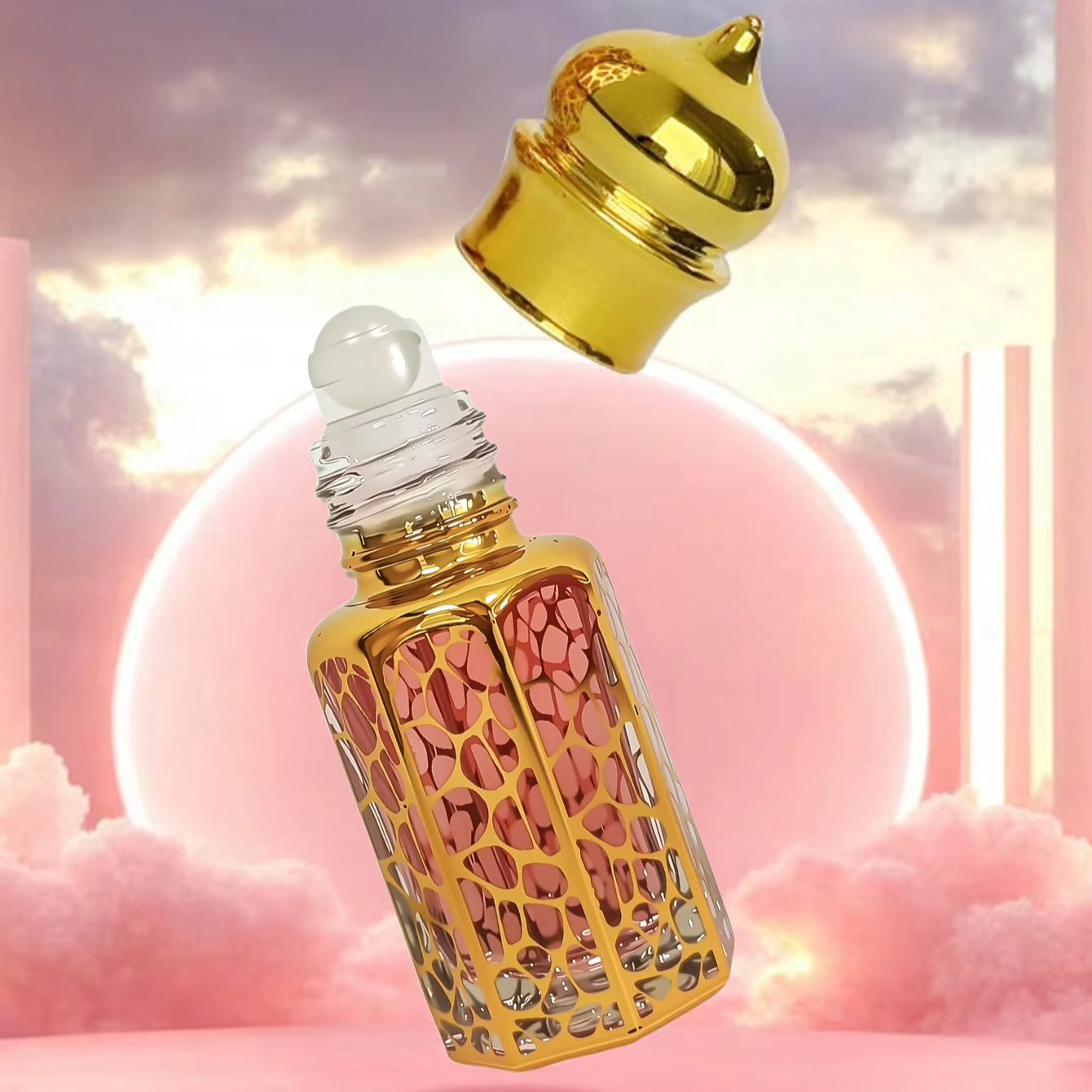 Perfume Fragrance Dispenser - 10ml Arap Çiçek Esansiyel Yağı Şişeleri