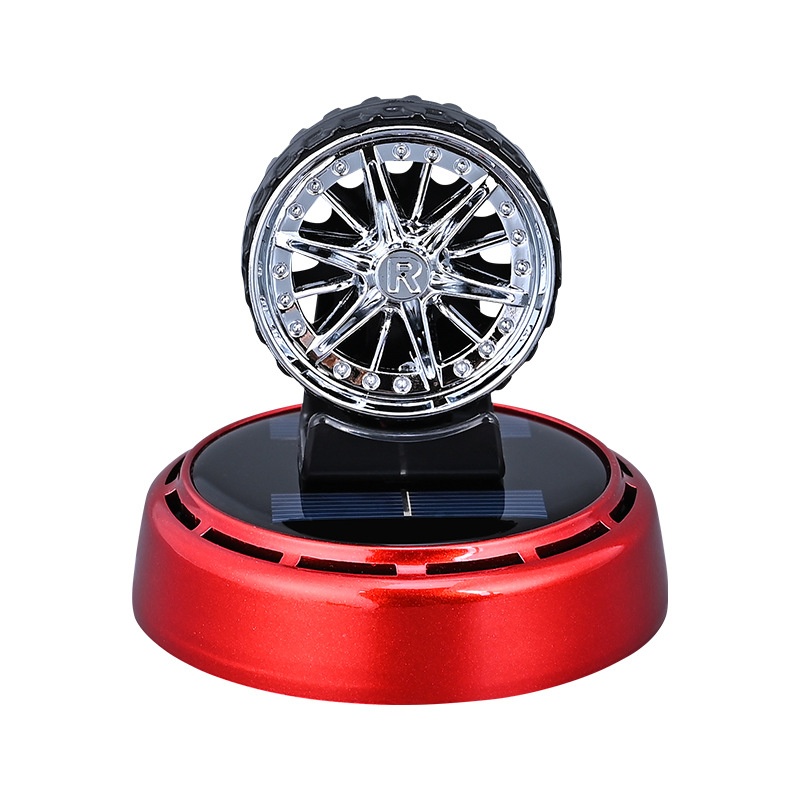 Perfume Fragrance Wheel - Güneş Enerjili Dönen Lastik Araba Kokusu